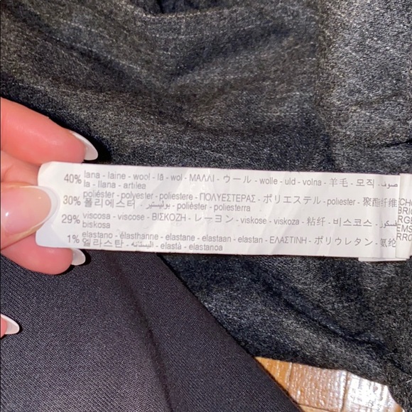 Zara pinstripe grey wool pants - Picture 15 of 15